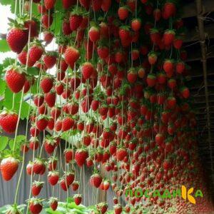 Клубника ампельная Анастасия купить по цене от 370р. в интернет-магазине «Посадика» с доставкой почтой в в Назранье и по всей России – [изображение №1].